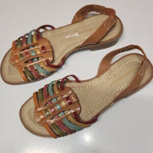 Montego Bay Club ***Leather sandal flats in size 6.5
